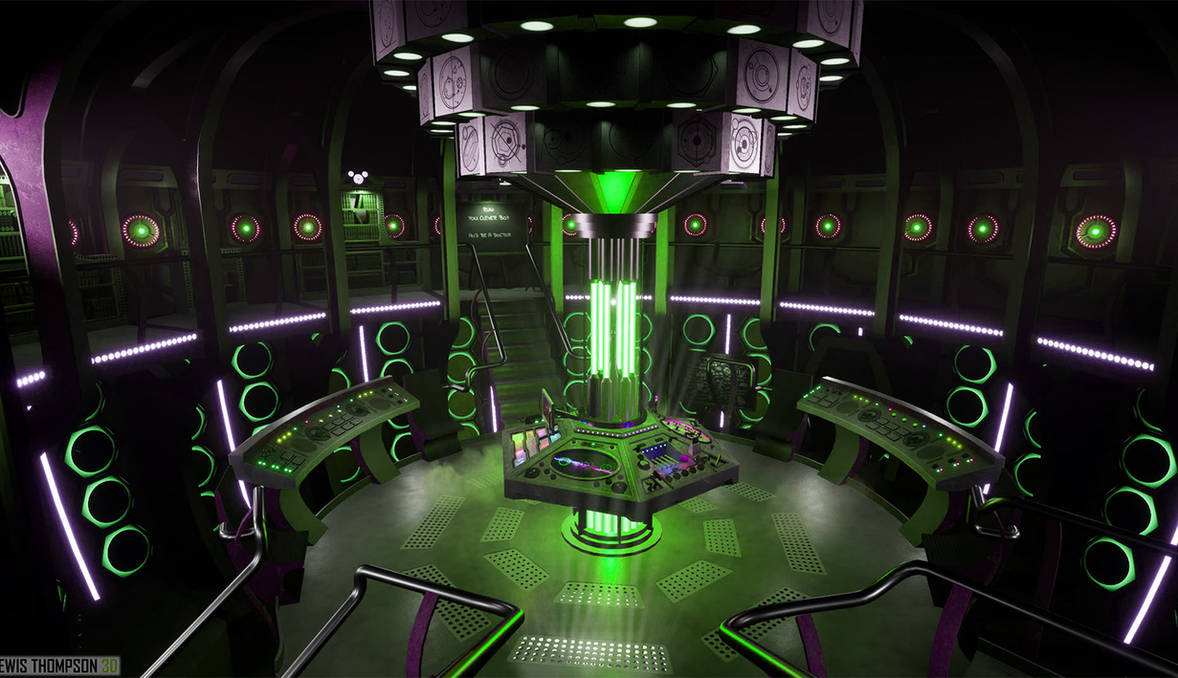 1 green console room by Professor1717artist on DeviantArt