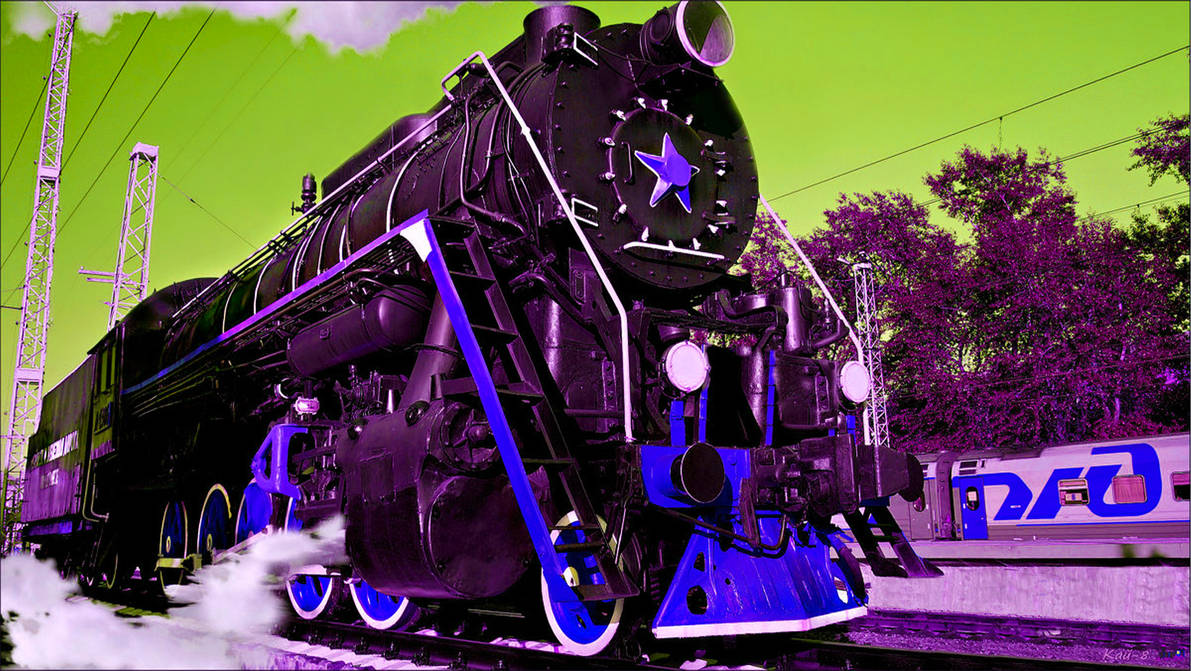 Deviantart Blue Steam blue steam locomotive by Professor1717artist on DeviantArt