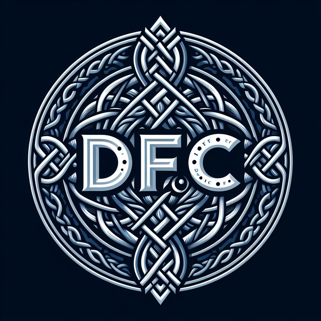 Dundee Lettering Blue Dundee FC Badge Redesign by JamesHosie1995 on DeviantArt