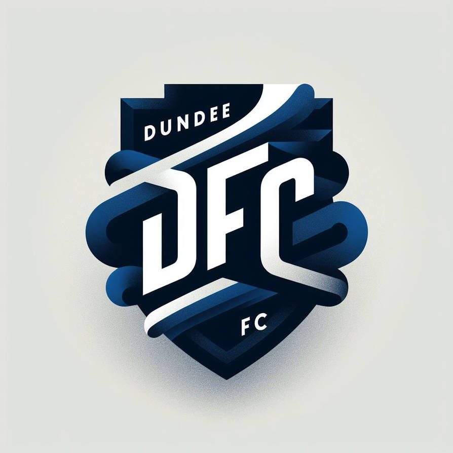 Dundee Lettering Blue Dundee FC Badge Redesign by JamesHosie1995 on DeviantArt