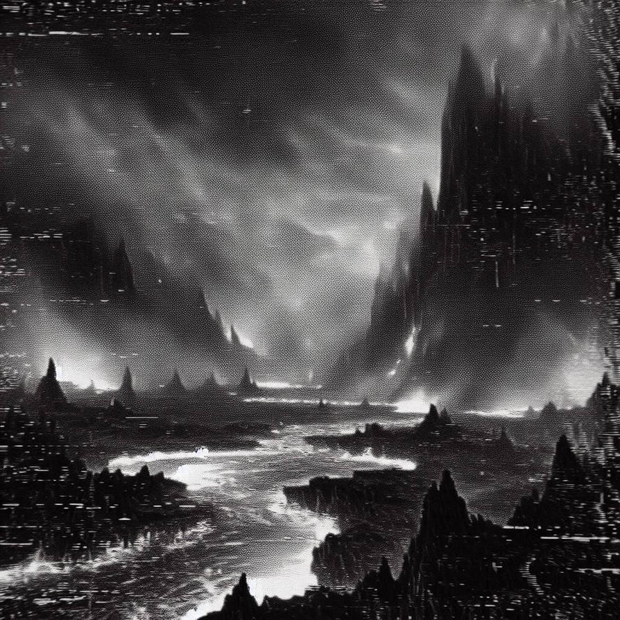 Eery Eerie black and white greyscale still from a malfu by JamesHosie1995 on ...
