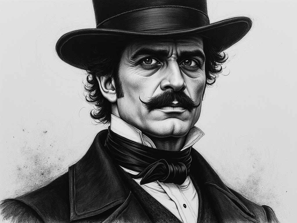 Charcoal sketch of jack the ripper. man with dark by JamesHosie1995 on ...