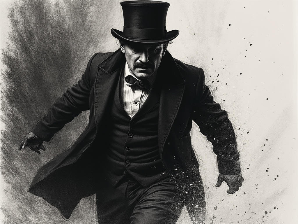 Charcoal sketch of jack the ripper. man with dark by JamesHosie1995 on ...