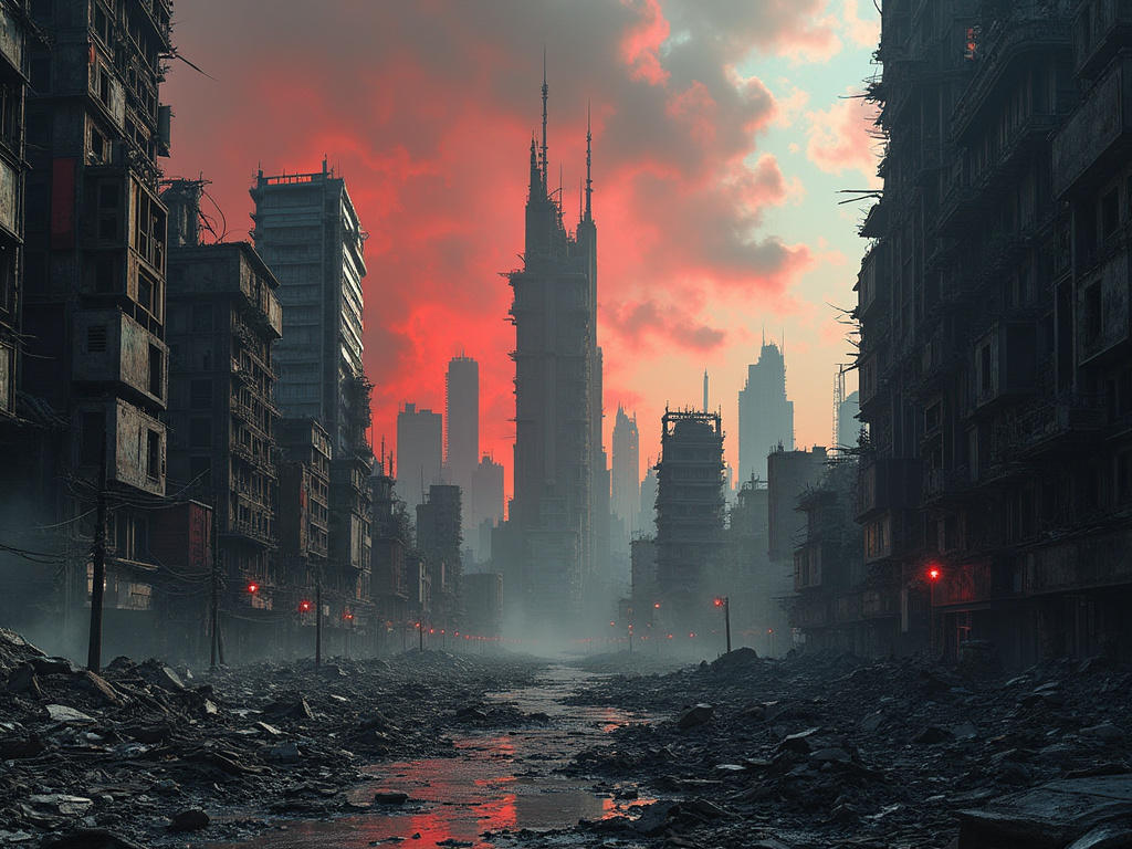 Collapsed Megacities Abandoned megacity: Skyscrapers that once touched by JamesHosie1995 on ...