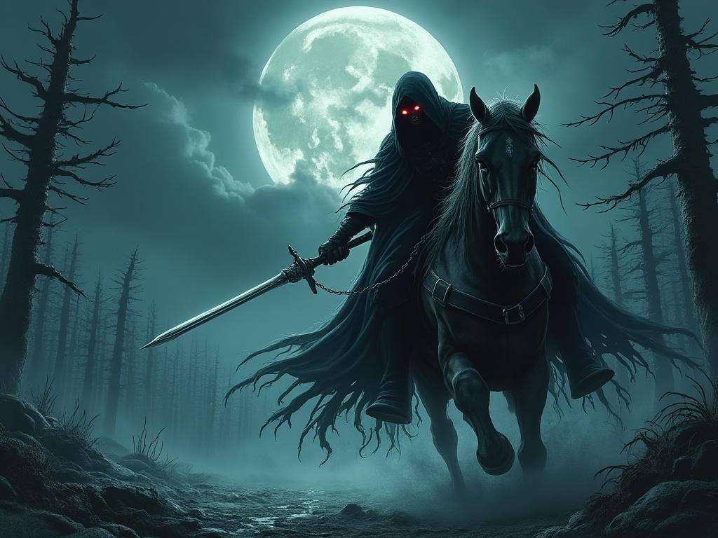 Terrifying Deviantart Create an image of a terrifying figure on horsebac by JamesHosie1995 on ...