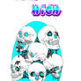 Skateboard Design - white background