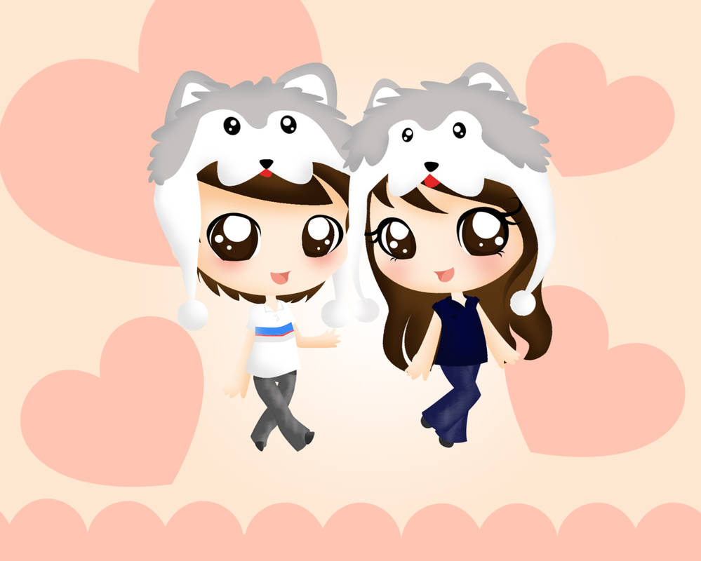 cute chibi couple by zerlincute on DeviantArt