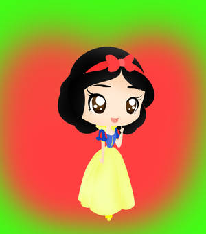 cute snow white chibi