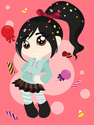 chibi vanellope von schweetz