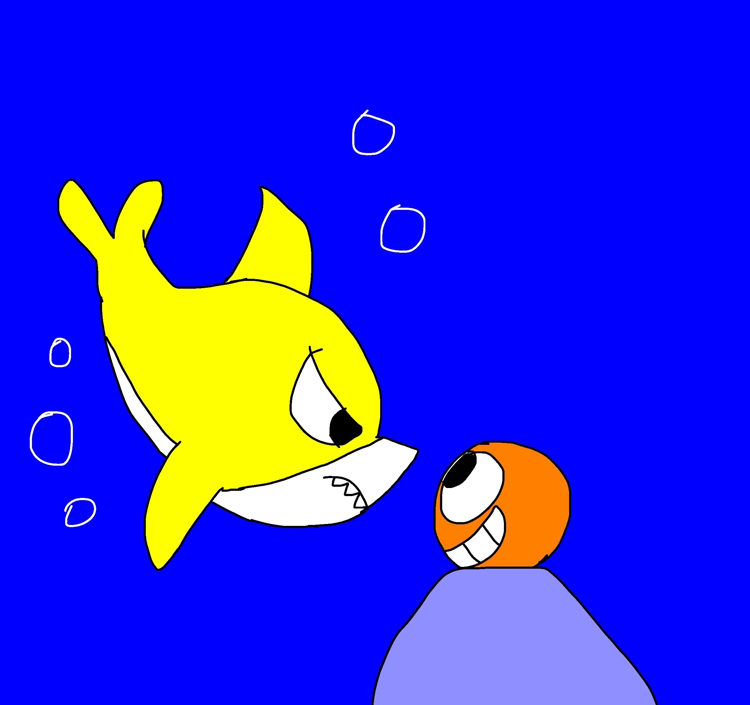 Baby Shark Meets Annoying Orange By Art By Jb On Deviantart