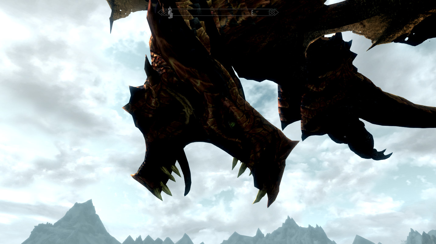 Skyrim Screenshot: Rawr!