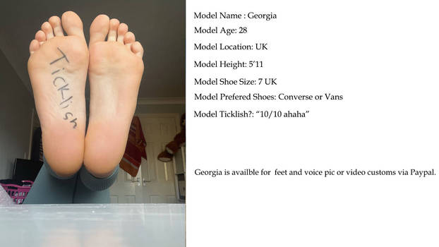 Feet Model - Georgia