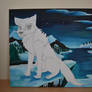 painting progress 5 - winter wolf