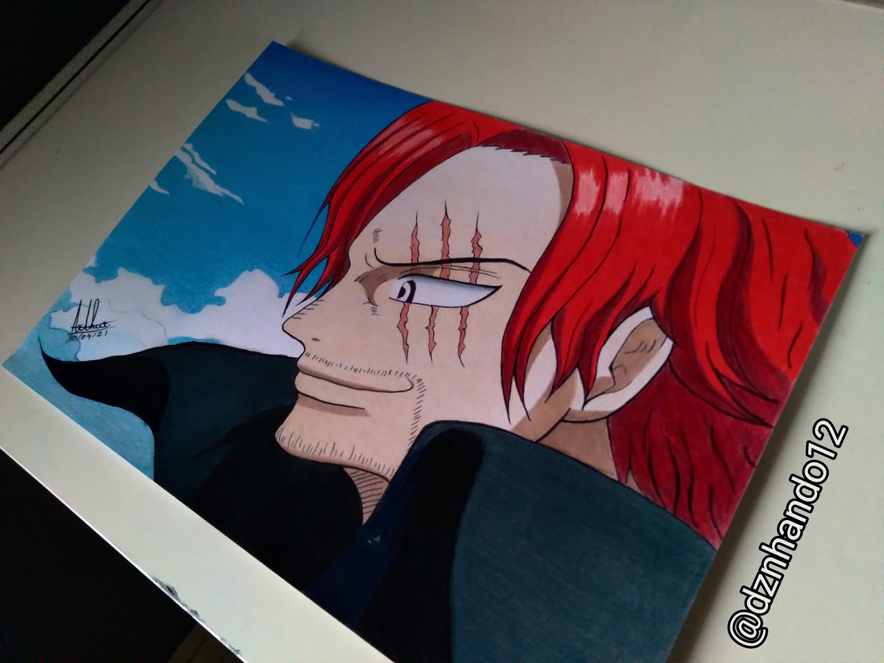 Shanks Drawing by dznhando12 on DeviantArt