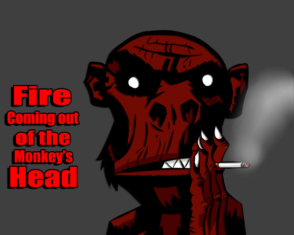 Monkeys Head Exploding Fire coming out of the Monkeys head by Aikeedemes on DeviantArt