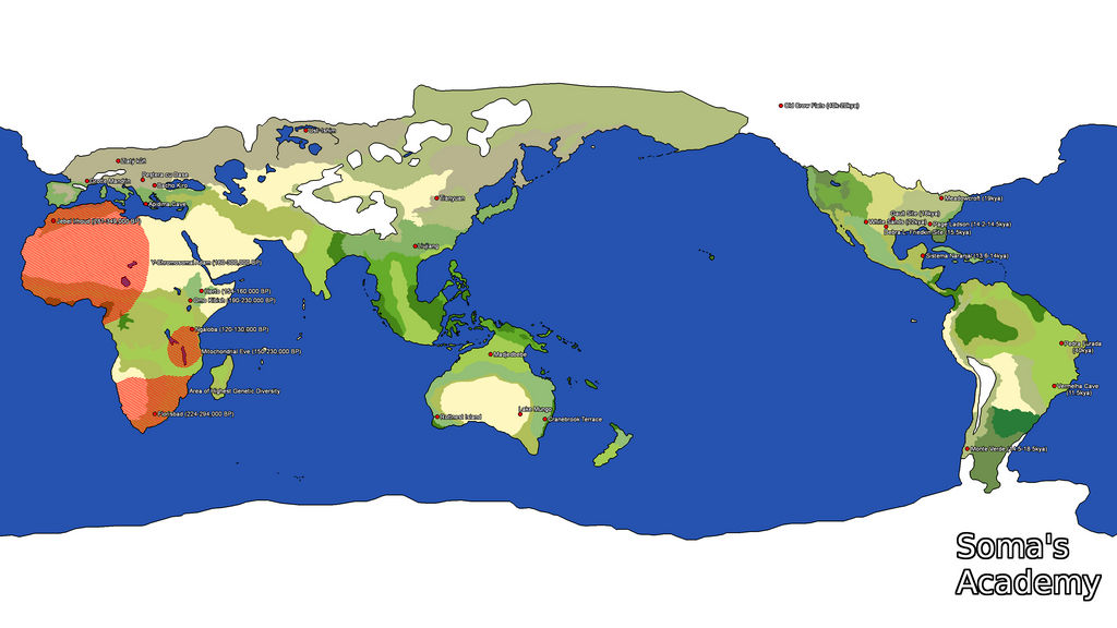 Ice Age Map - Points of Interest by twinfryes on DeviantArt