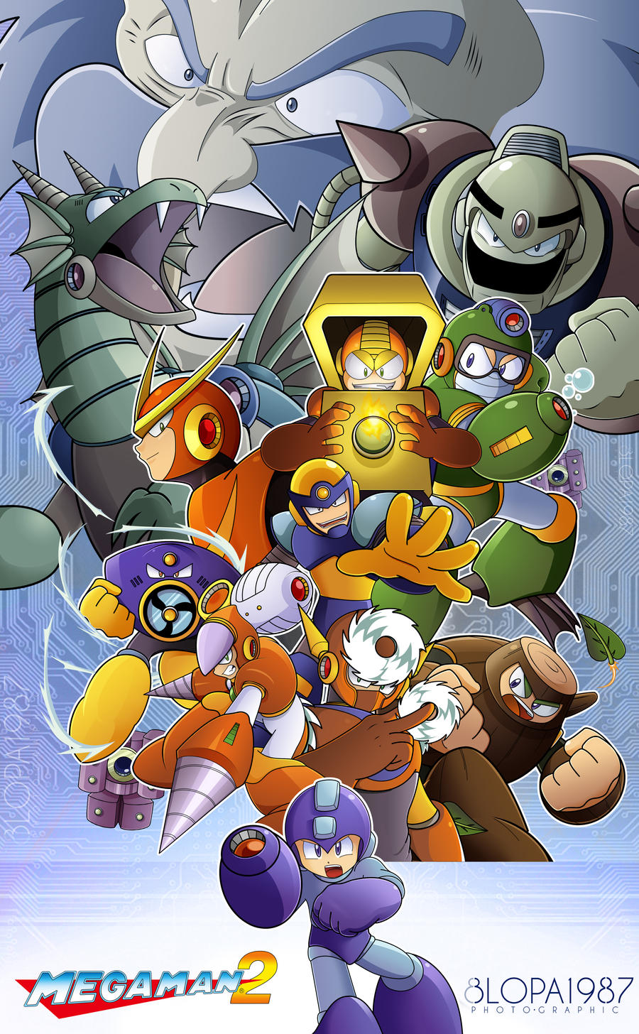 Megaman 2 by Blopa1987