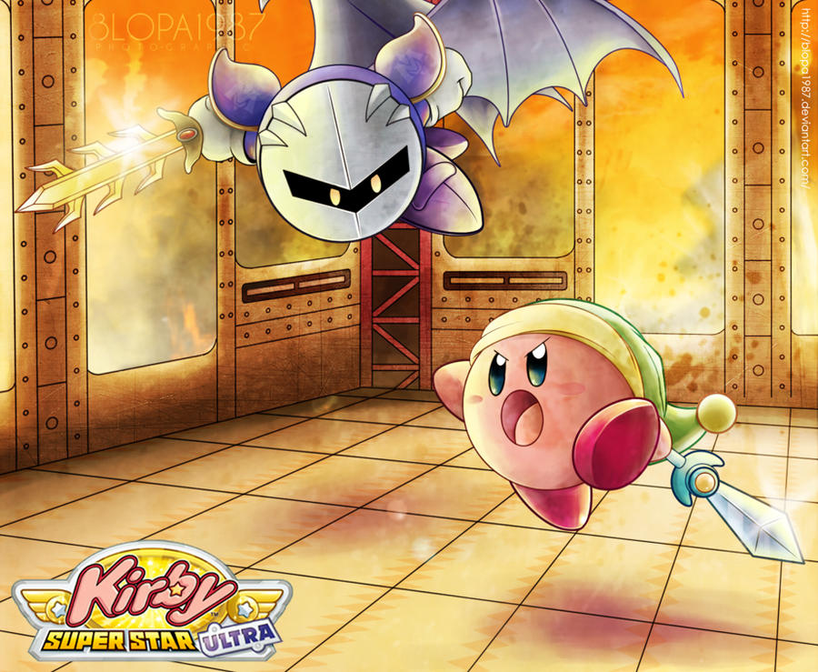 Kirby VS Meta Knight by Blopa1987 on DeviantArt