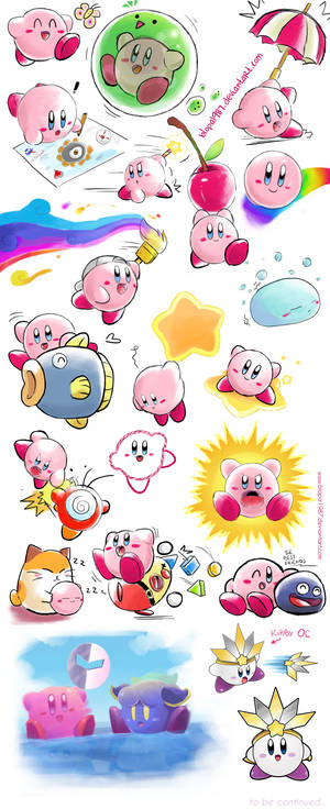 Kirby Many Sketches