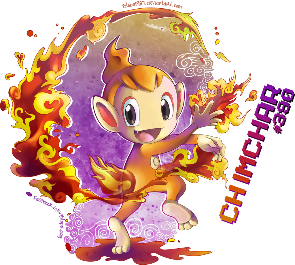 Chimchar by Blopa1987 on DeviantArt