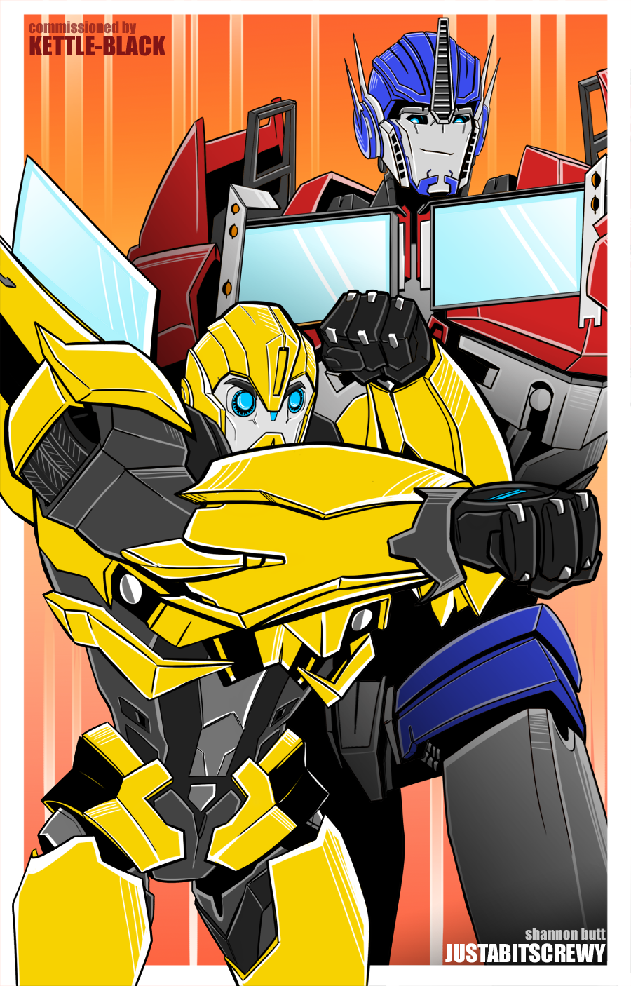 Commission: Bumblebee and Optimus