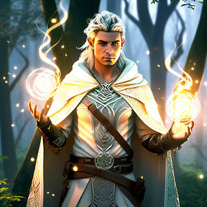 Male Elven Druid