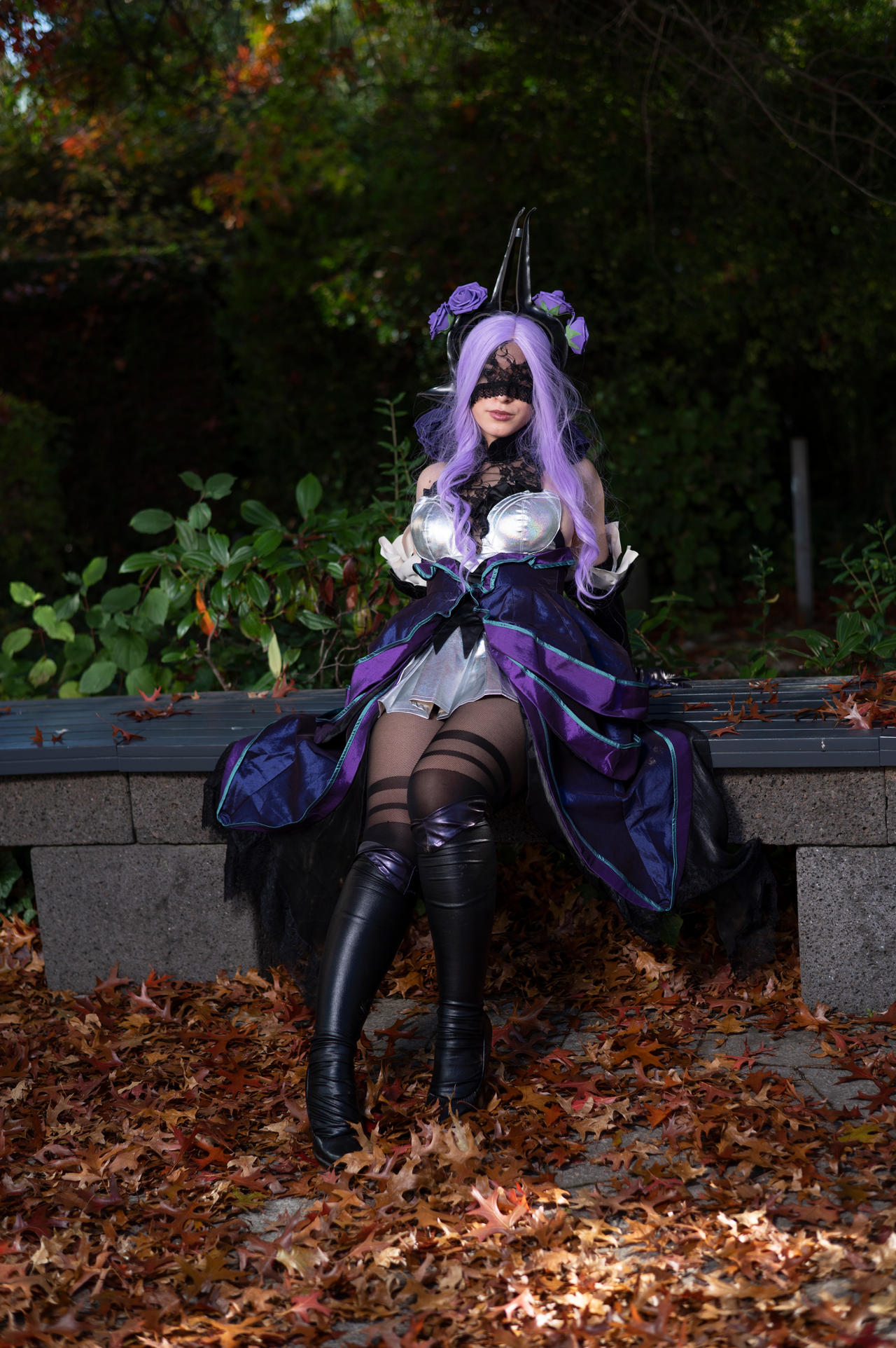 Withered Rose Syndra League of Legends cosplay by Br0keDesigns-Crafts