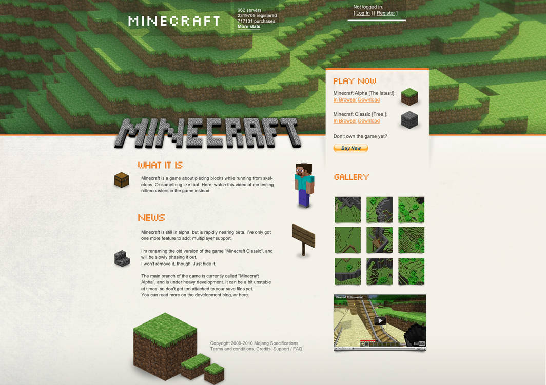Minecraft web -UNOFFICIAL- by crazyclouds on DeviantArt