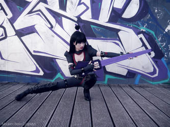 Kiss My Bass - Lady Lux Freefonix Costume by MasterCyclonis1