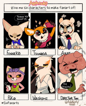 Six Characters Challenge By AshAlexLy