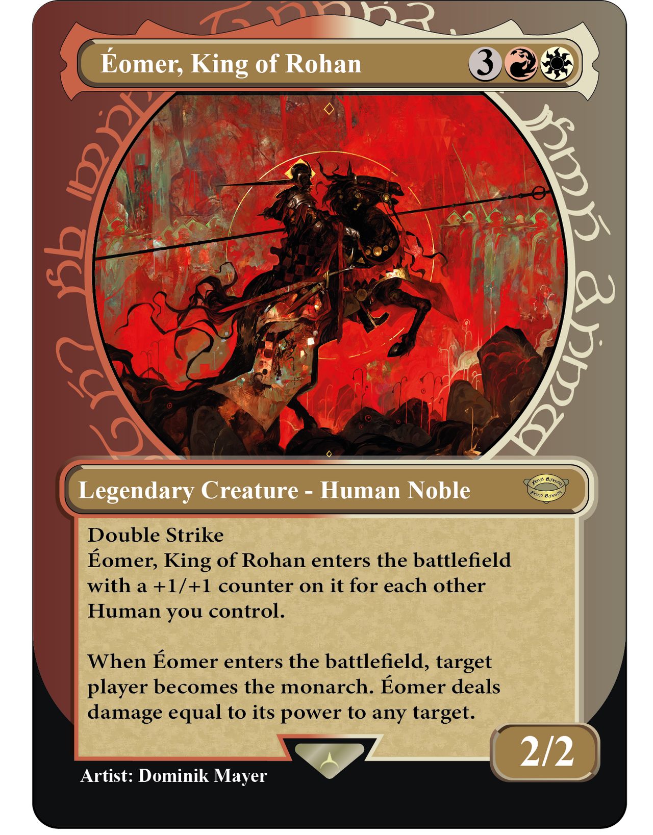 eomer mtg card Eomer, Marshal of Rohan