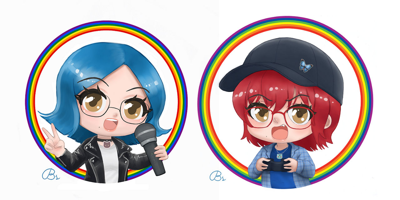Two Chibi Talking 2 Chibis by Balandis-Meow on DeviantArt