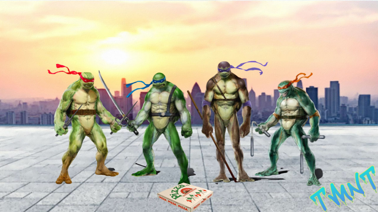 Tmnt Rooftop Poster TMNT Original Poster by SneakySam101 on DeviantArt