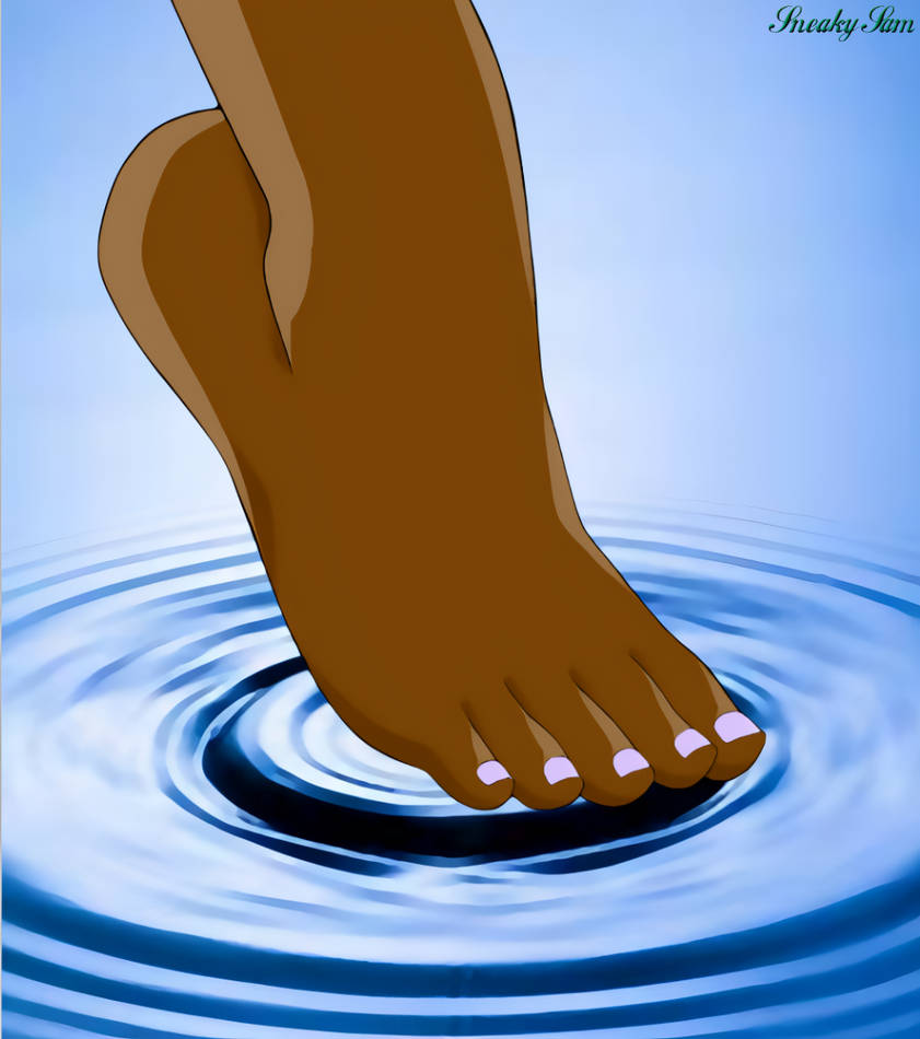Foot Making Ripple RIPPLES by SneakySam101 on DeviantArt