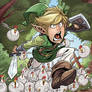 Link vs Chickens