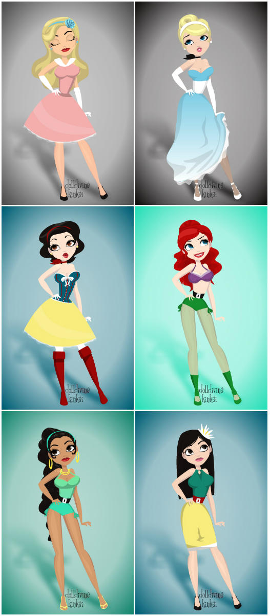 disney princess dress up doll divine Princess Maker