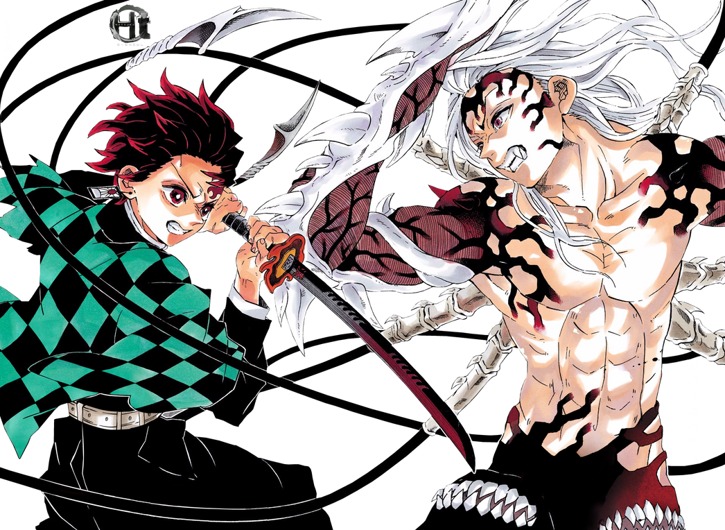 Tanjiro vs Muzan (Chapter 193) Render by D4rkawaii on DeviantArt