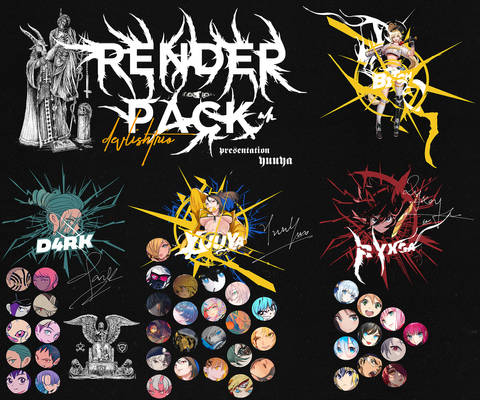 Best Render Pack w/Yuuya and Ryxga