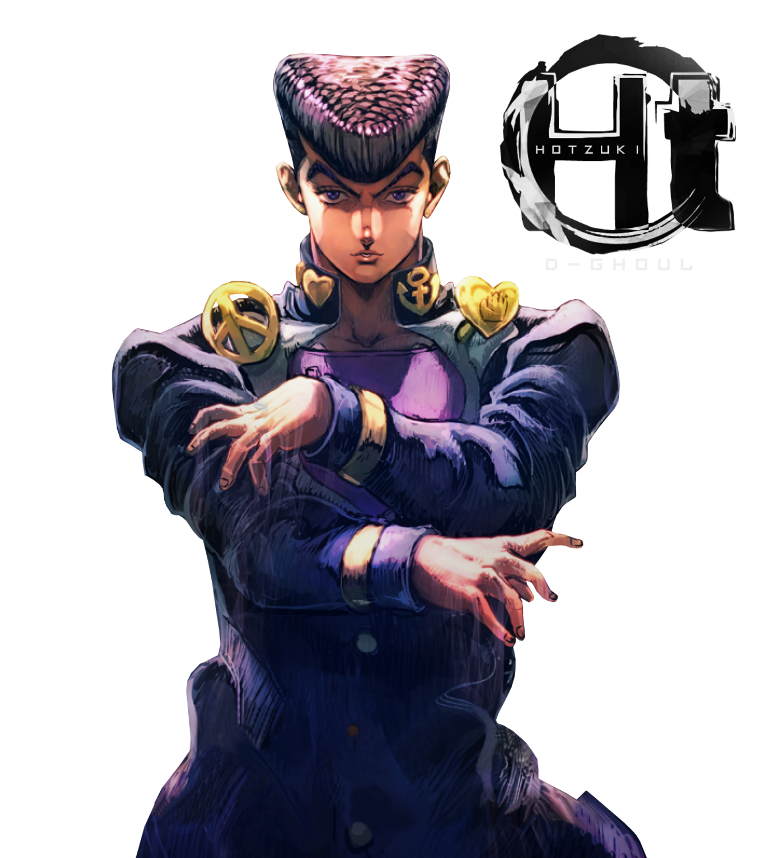 Josuke Jbba Higashikata Josuke (JJBA Part 4) - Render by D4rkawaii on DeviantArt