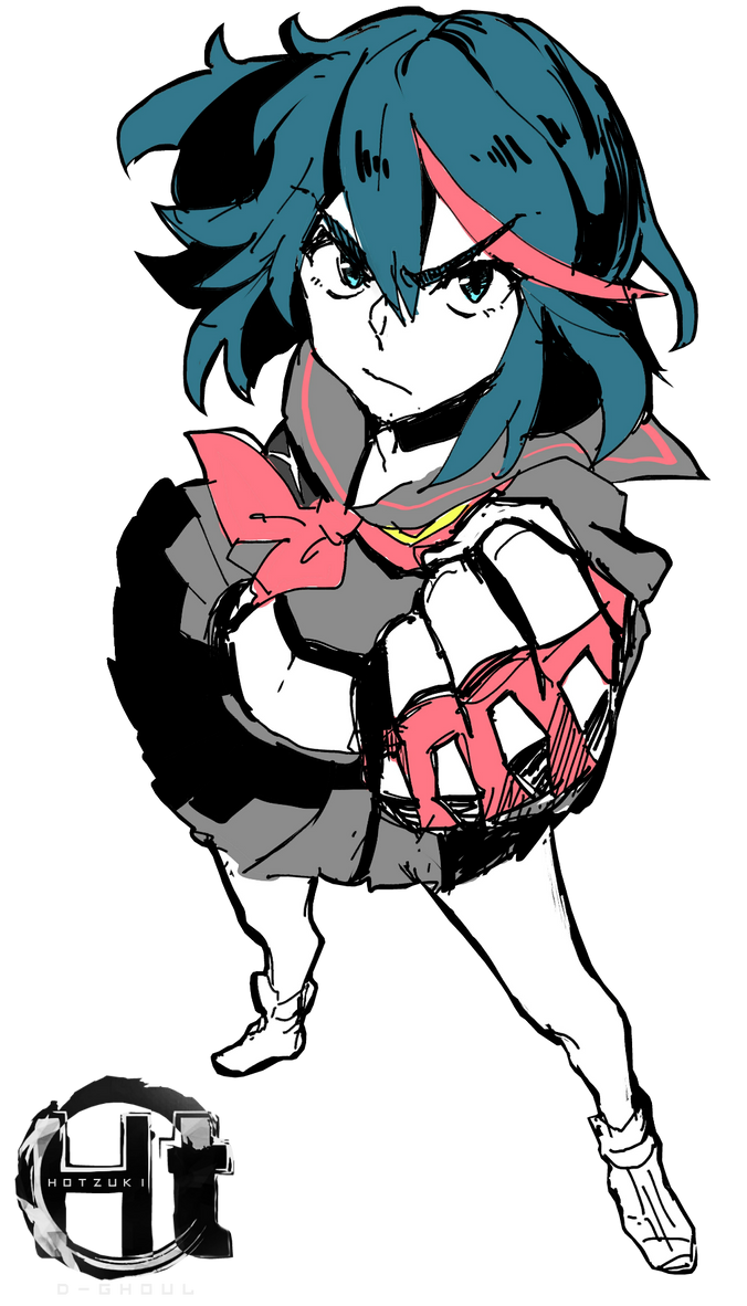 Ryuko Matoi (Kill la Kill) - Render by D4rkawaii on DeviantArt