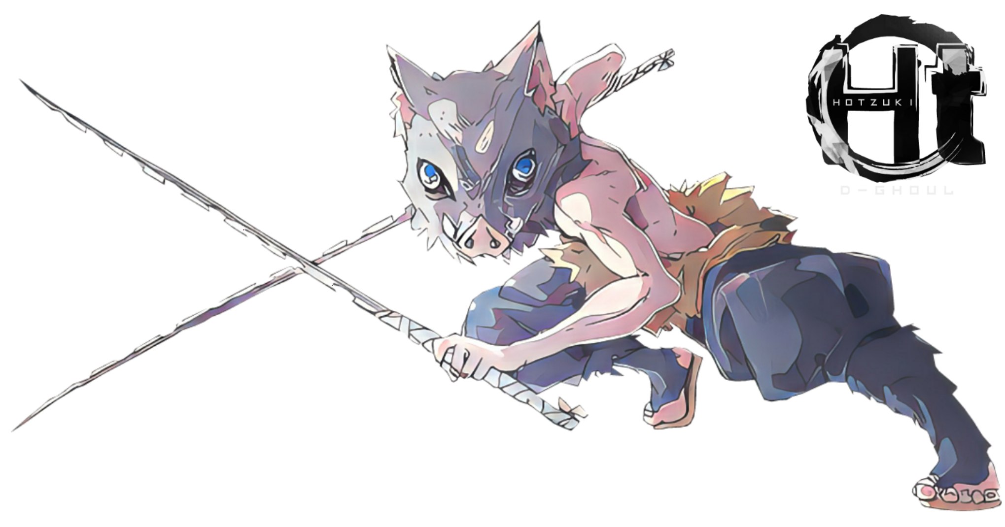 Hashibira Inosuke (KNY) - Render by D4rkawaii on DeviantArt