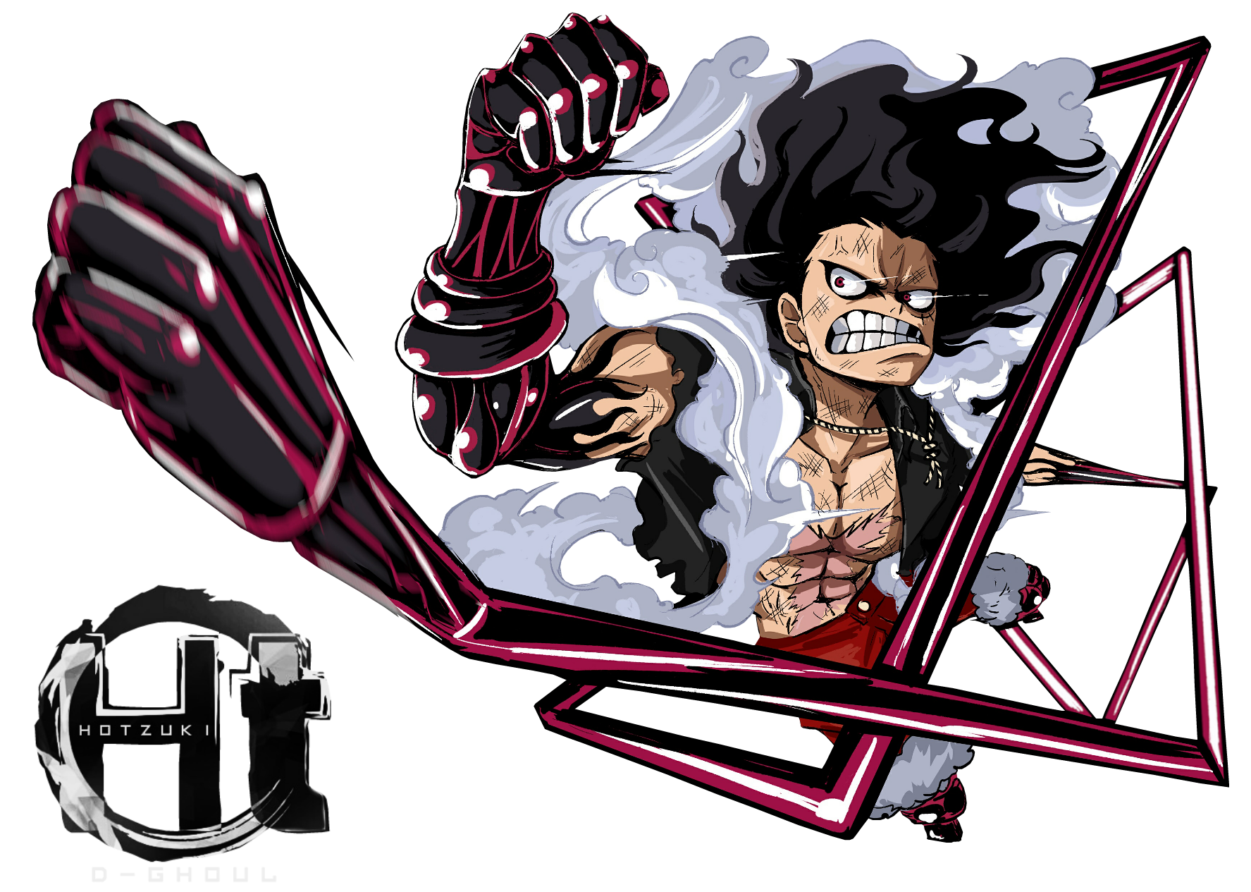 Monkey D. Luffy (OP: Wano) - Render by D4rkawaii on DeviantArt