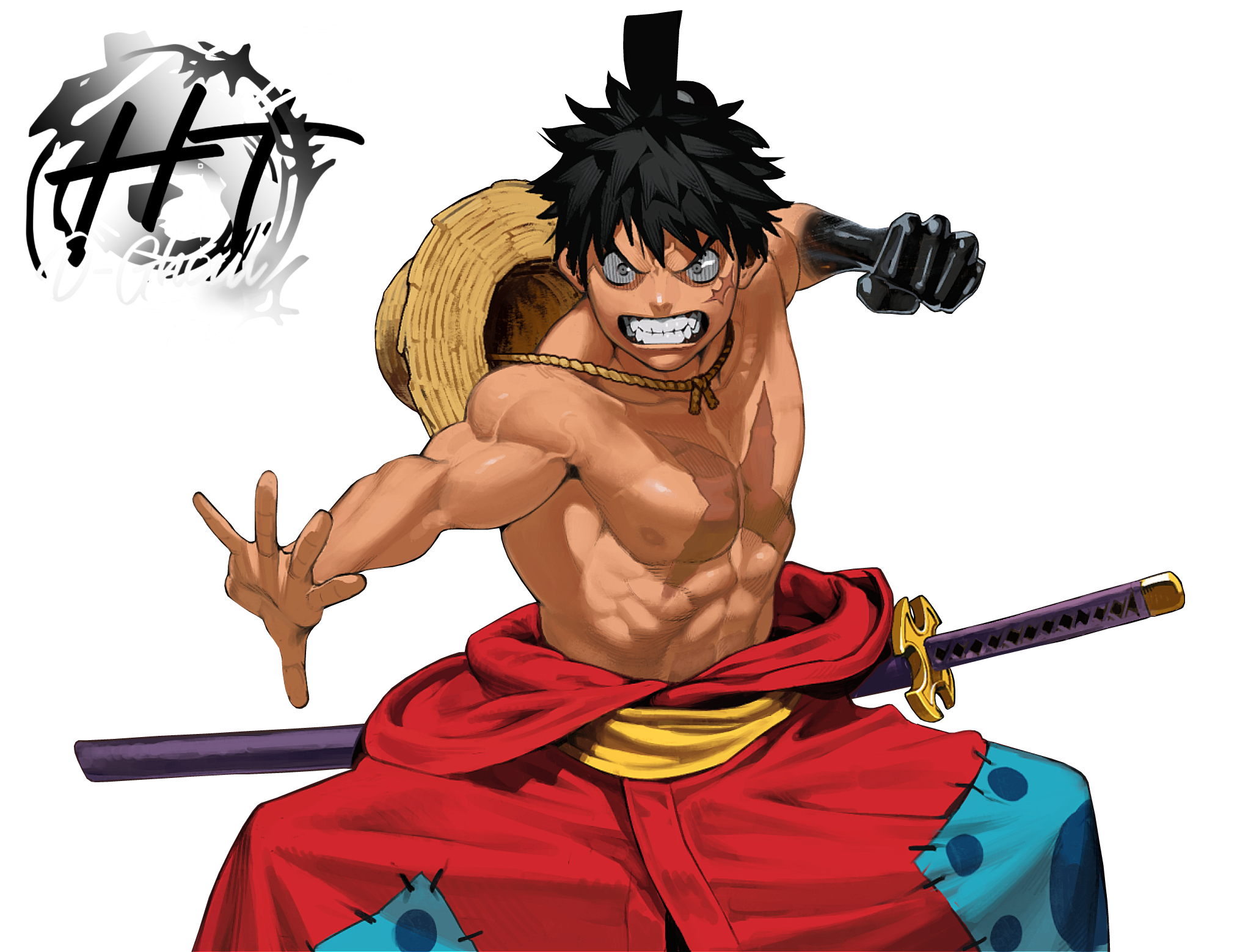 Monkey D - Luffy - Wano - One Piece Wano Png - One Piece Wano Luffy,  Transparent Png - vhv