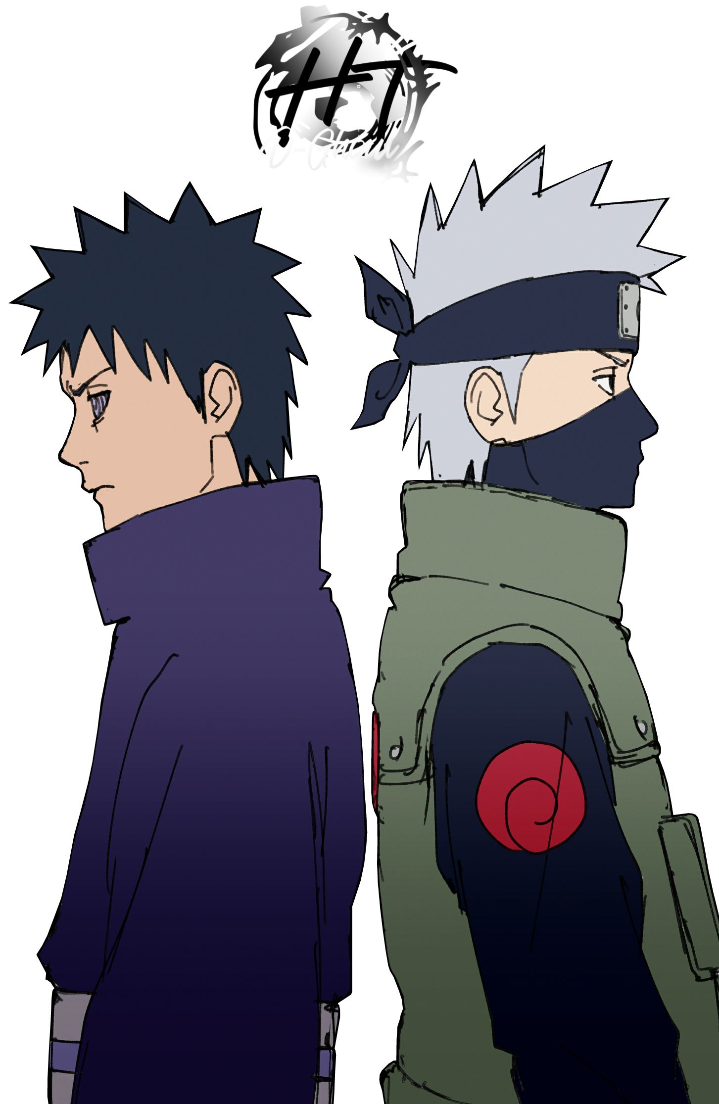 Naruto - Kakashi and Obito Wallpaper by Knotshoxtm on DeviantArt