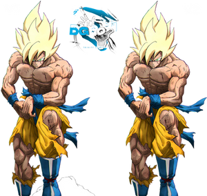 Son Goku Super Saiyan (DBZ) - Render