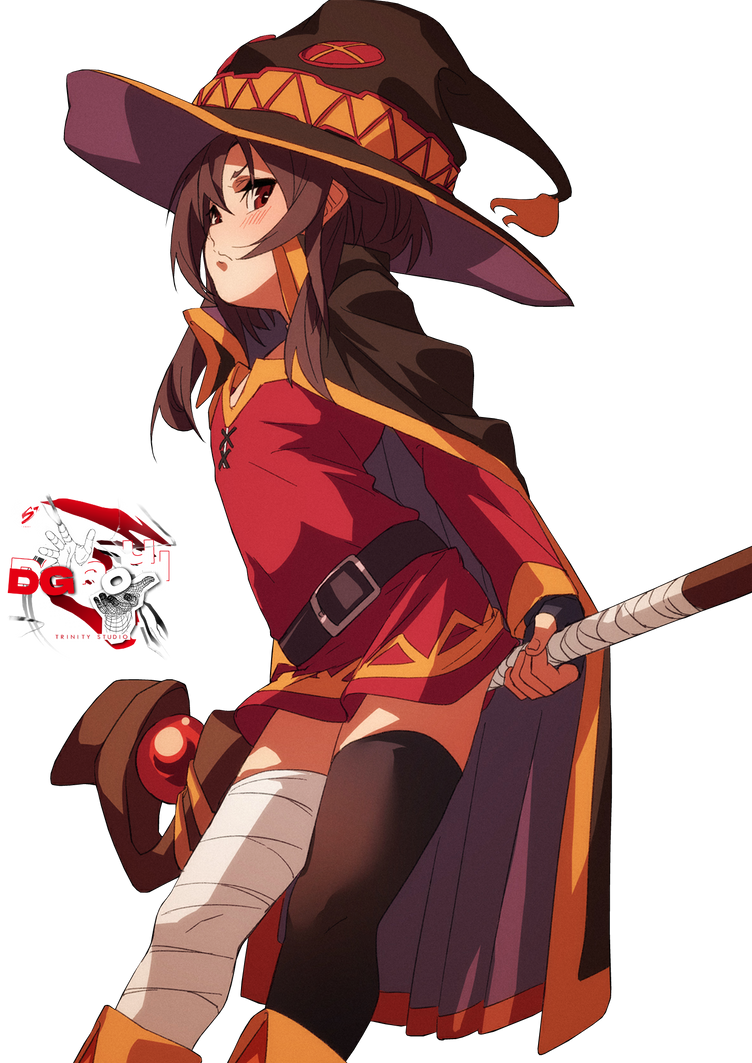 Megumin (Konosuba) - Render by D4rkawaii on DeviantArt