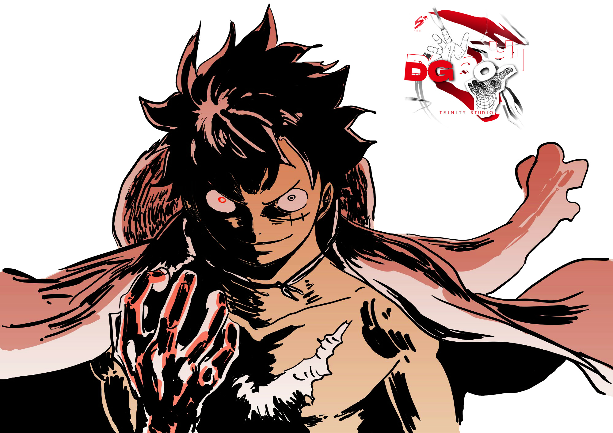 N64 Luffy Style Rend Luffy (One Piece) - Render by D4rkawaii on DeviantArt