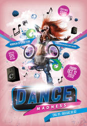 Dance Madness Flyer Template