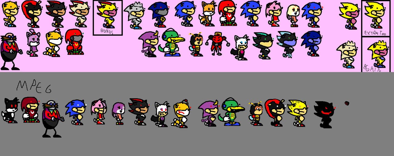 Sunky Characters Remaster Complete 1/2! by azzy109 on DeviantArt