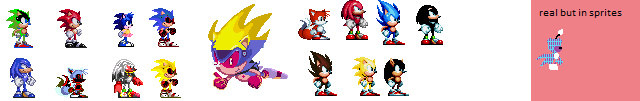 Sonic Glitch characters by azzy109 on DeviantArt
